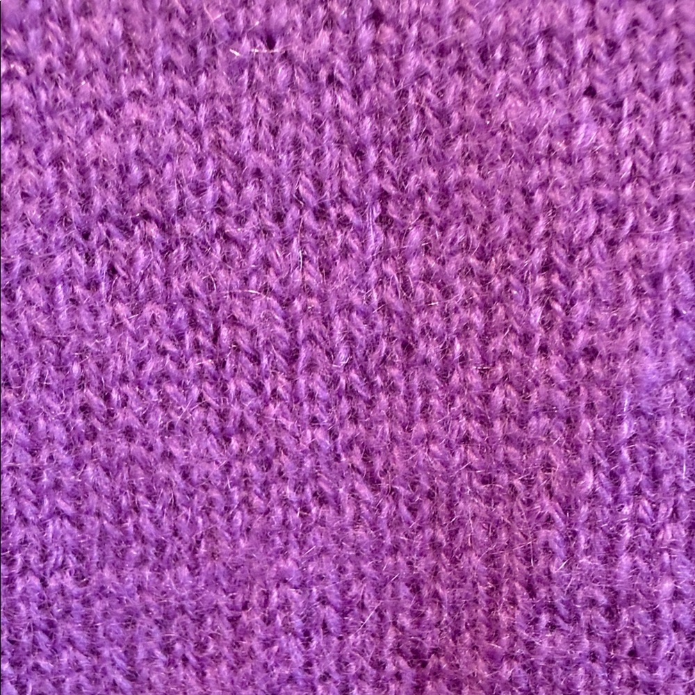 Anthropologie Deep Purple Neck Sweater - Picture 5 of 7